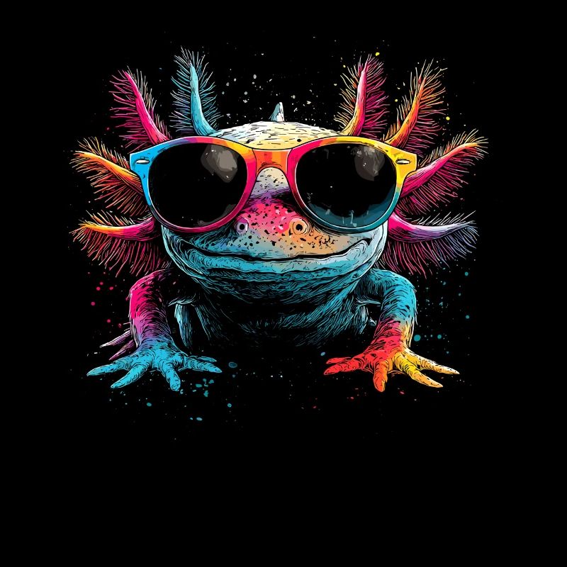 Axolotl Petite queue de triton Queue mignon Axolotl