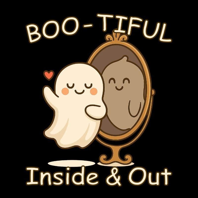 Boo-tiful Ghost - Conception d’amour de soi d’Halloween