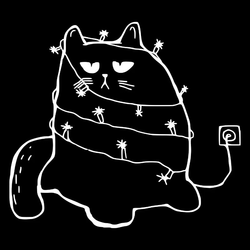Chat de Noël Chat Visage Chats de Noël