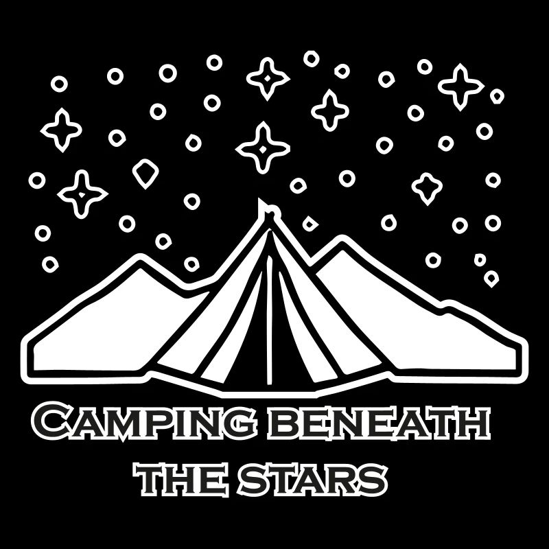 Zelt unter den Sternen - Camping unter den Sternen Design