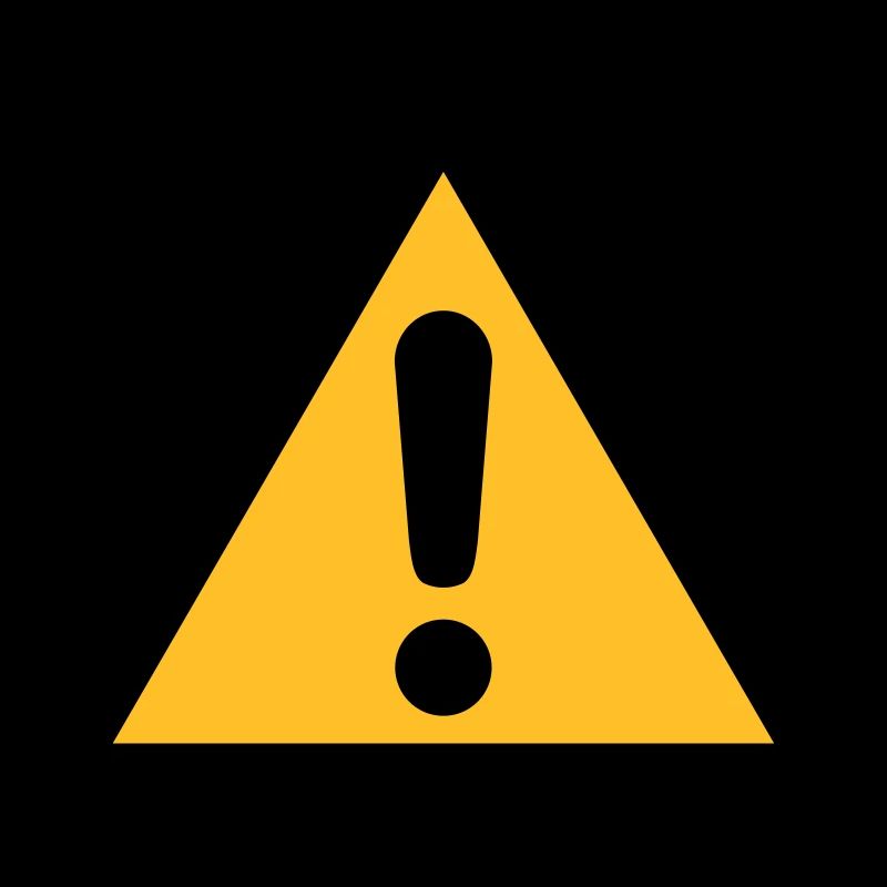 Symbole de danger - Danger général (2 couleurs)