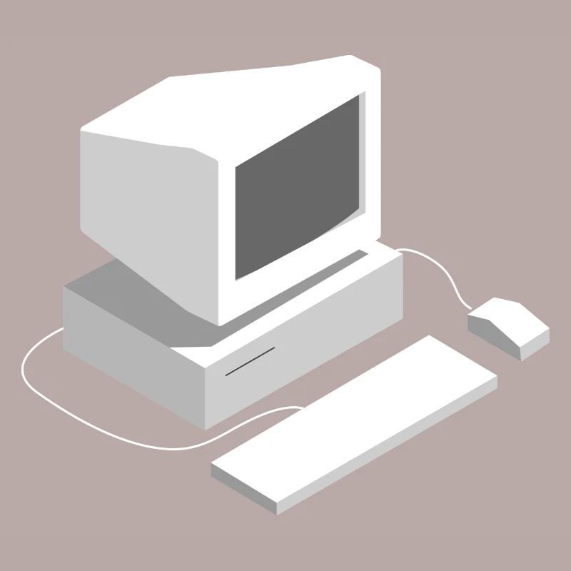 Retro Computer Gamer Lan Party Programmierer Spiel