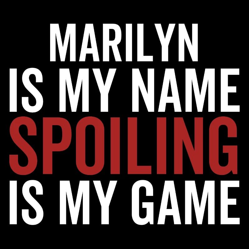 Marilyn est mon nom Spoiling est mon jeu