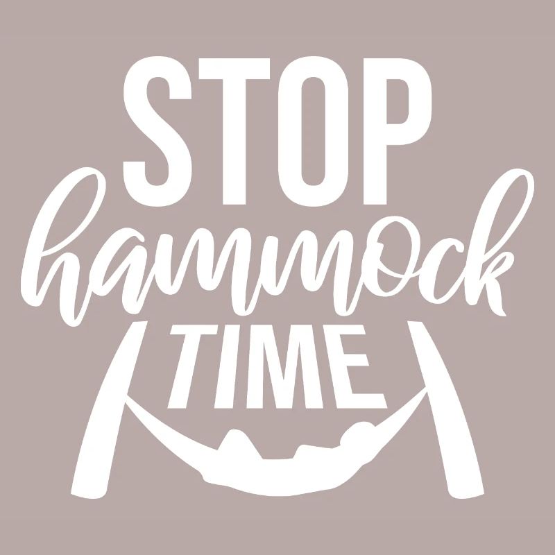 Funny Stop Hammock Time Relaxing Sleeping Camping