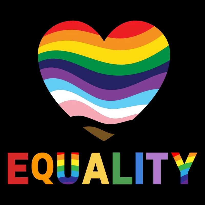 Pride Equality-Regenbogenherz