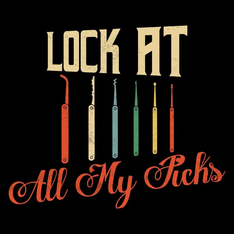 Lock At All My Picks Locksmith Lockpicker