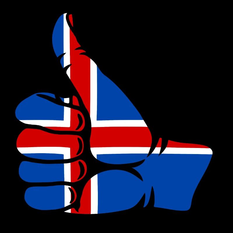 Drapeau de l’Islande Tout effacer l’icône
