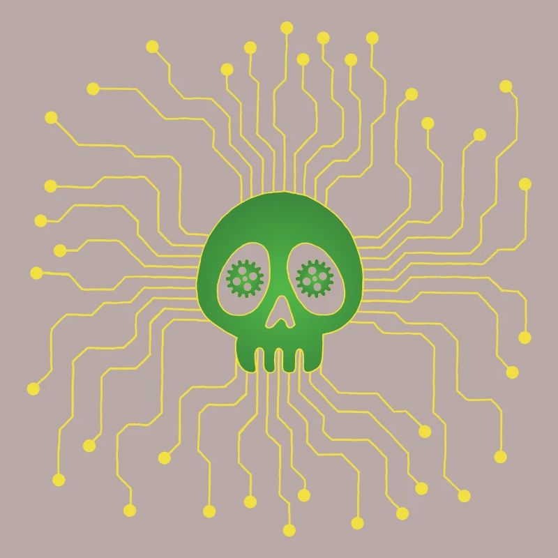 Microprocessor skull