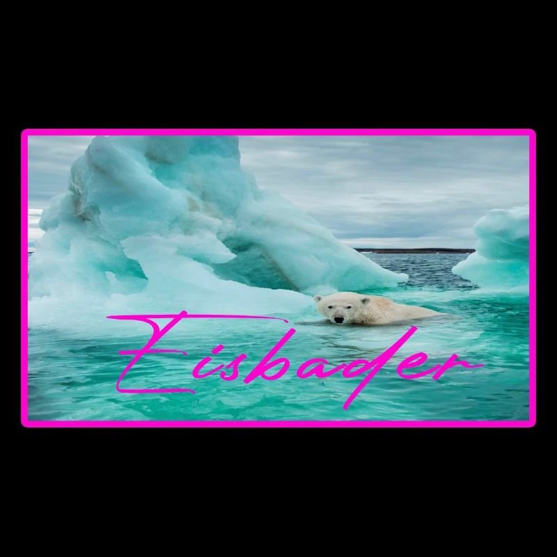 winterbader eisbader eisbär modern mint arktis