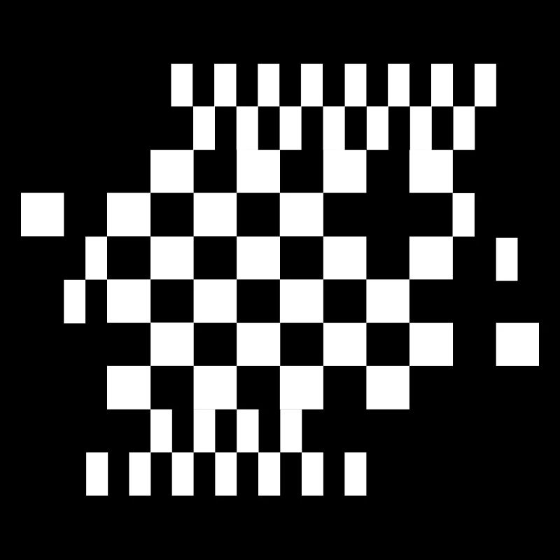 geometric chessboard pattern