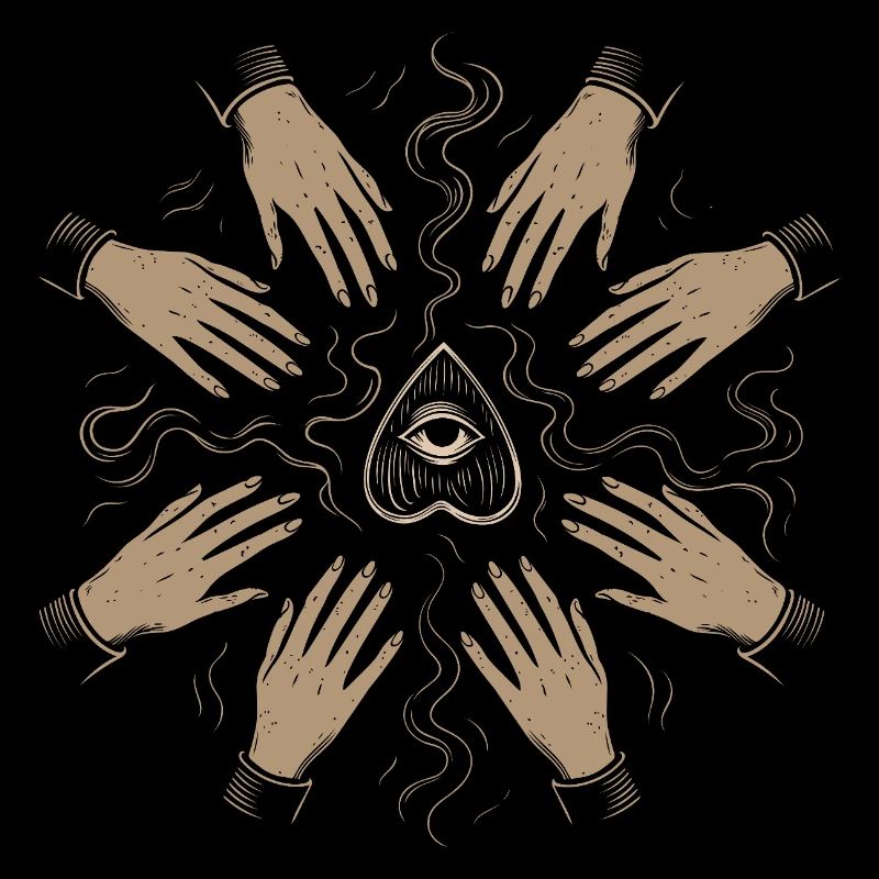 Samhain Witch Hands Ritual Mystical Motif