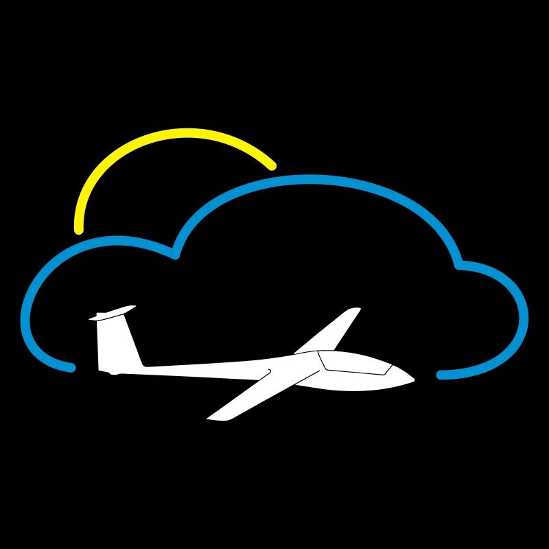 Glider Cloud Sun Gliding Gift Pilot