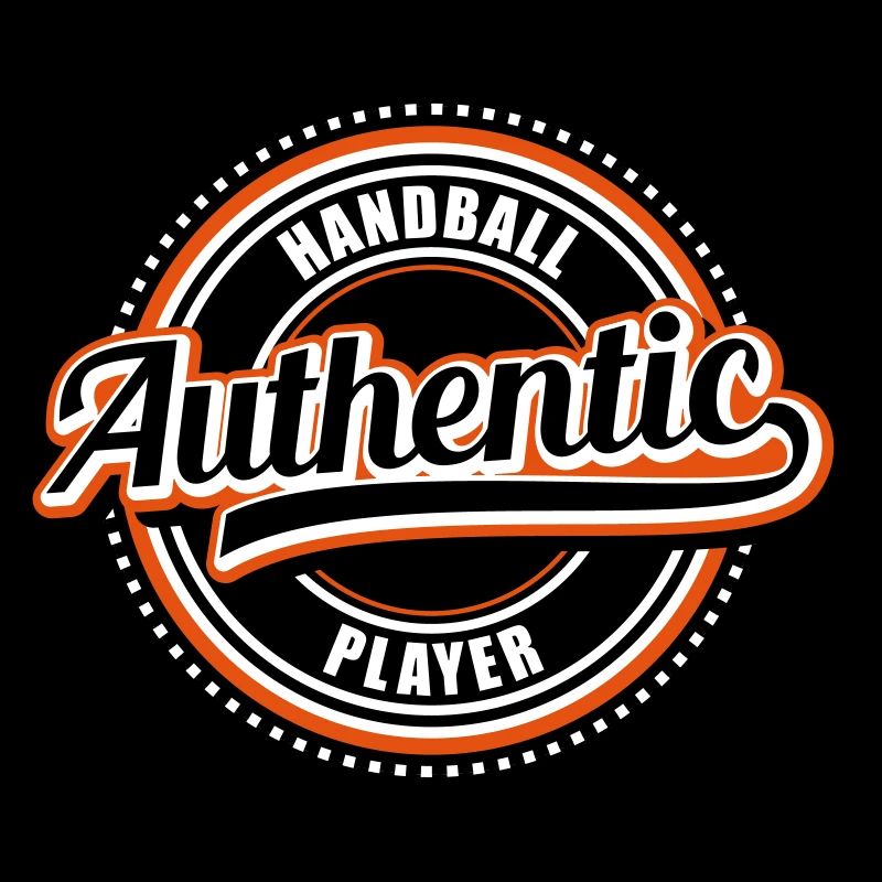 Authentic handball player