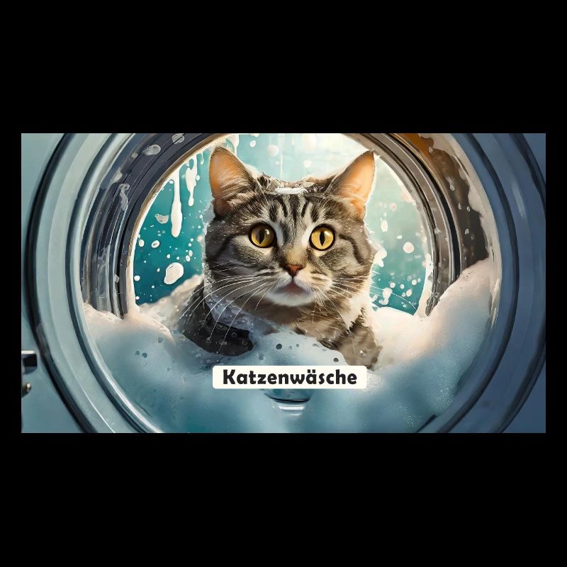 Pun ambiguous german expression – Katzenwäsche