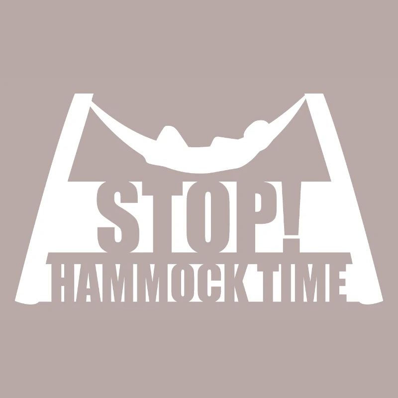 Funny Stop Hammock Time Relaxing Sleeping Camping