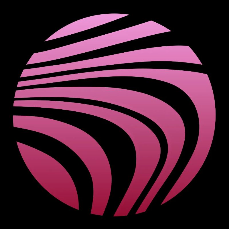 Psychedelic Pattern Pink Gradient