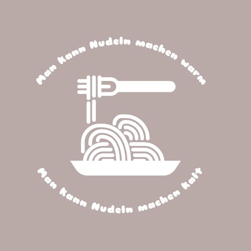 Mann kann Nudeln machen warm oder kalt