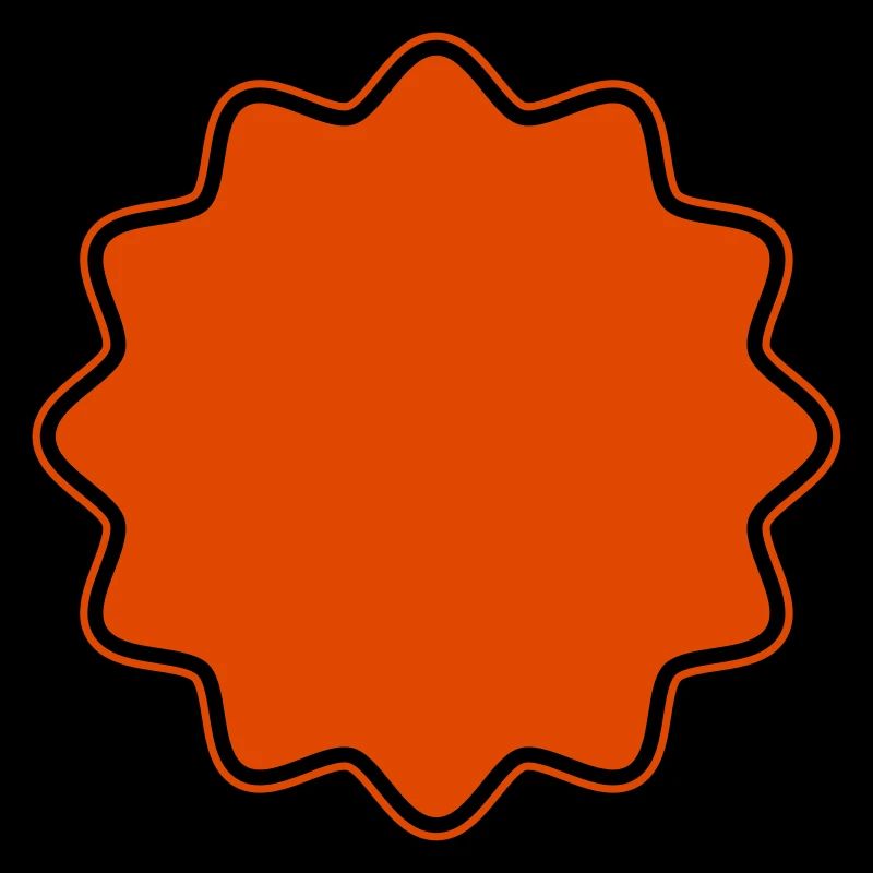 Emblem | Form | Star Round Corners (Vectorgraphic)