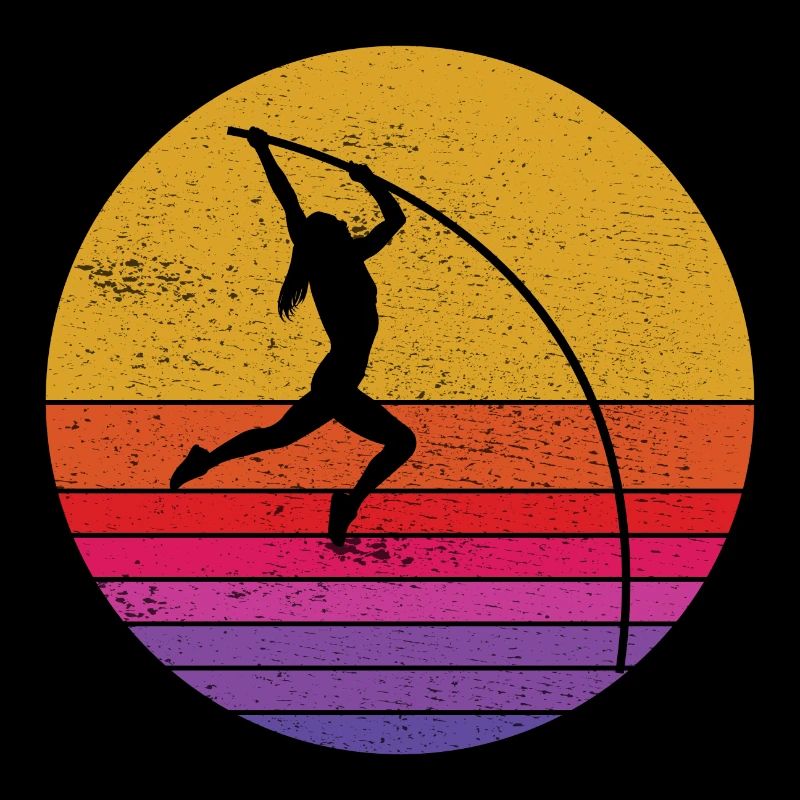 Saut à la perche rétro Athlétisme