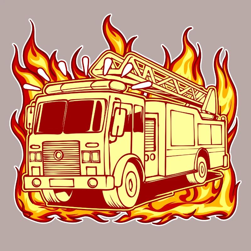 Fire Burning Fire Brigade Fire Engine Fire Protection