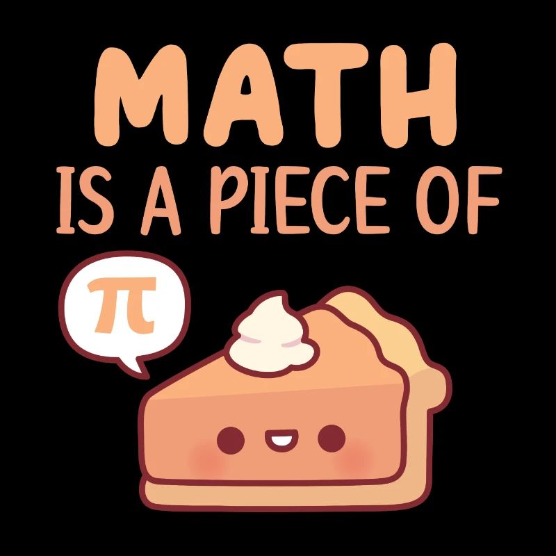 Cute Pie Math est un morceau de tarte ou Pi