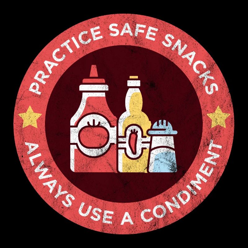 Practice Safe Snacks Always use a condiment