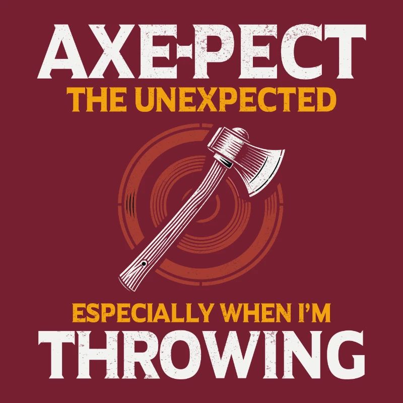 Axe-pect the Unexpected Axe Throwing Lumberjack