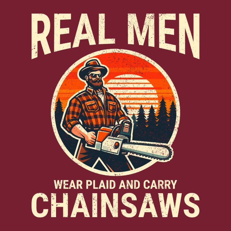 Lumberjack Woodworker Woodcutter Chainsaw Arborist