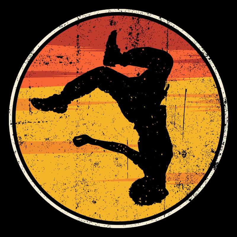 Sunset Silhouette Jump