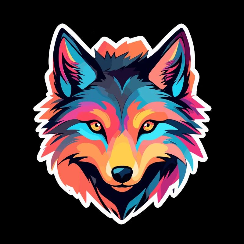 Wolf Zeichnung