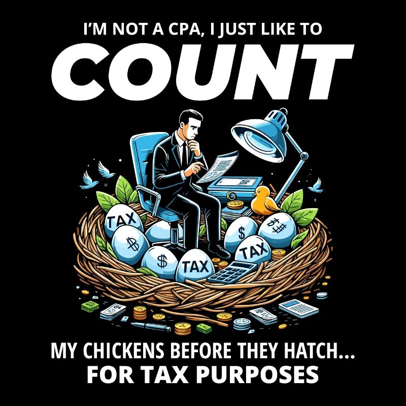 CPA Chick Counter : Plaisir de nicher en période d’impôts humoristique