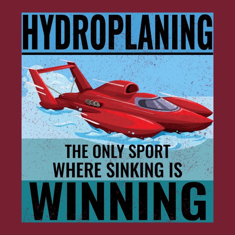 Hydroplane Boat Racing Humor Winning Sinkers