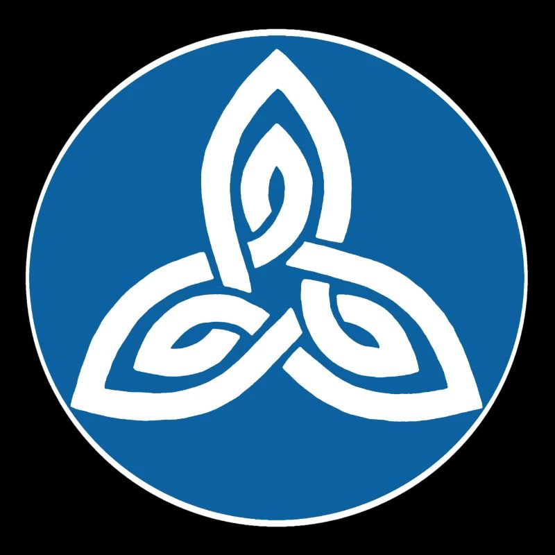 Fleur celte bleu