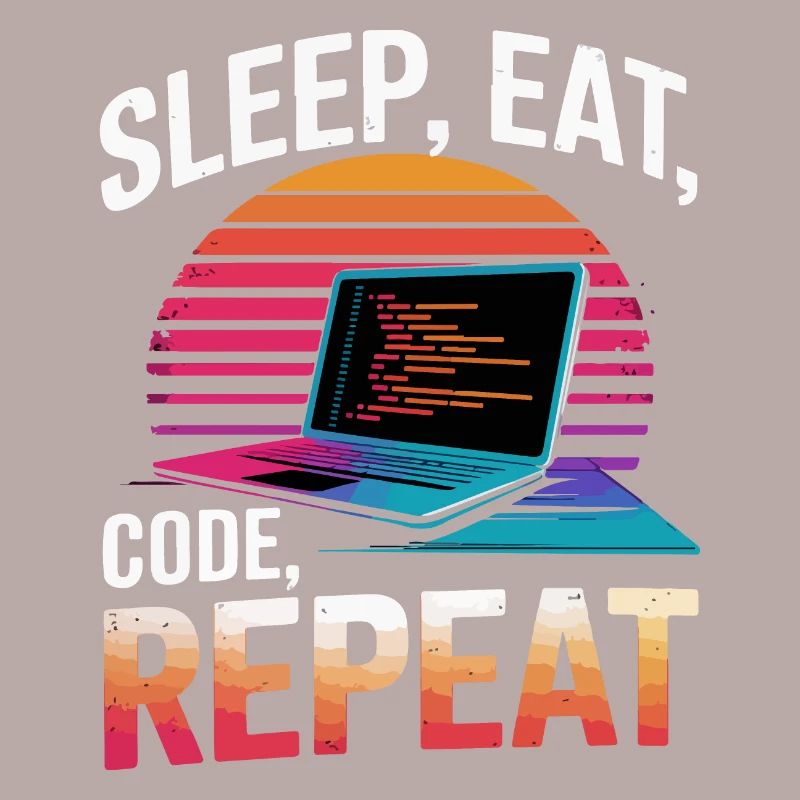 Sleep Eat Code Repeat Gift Programmer Developer