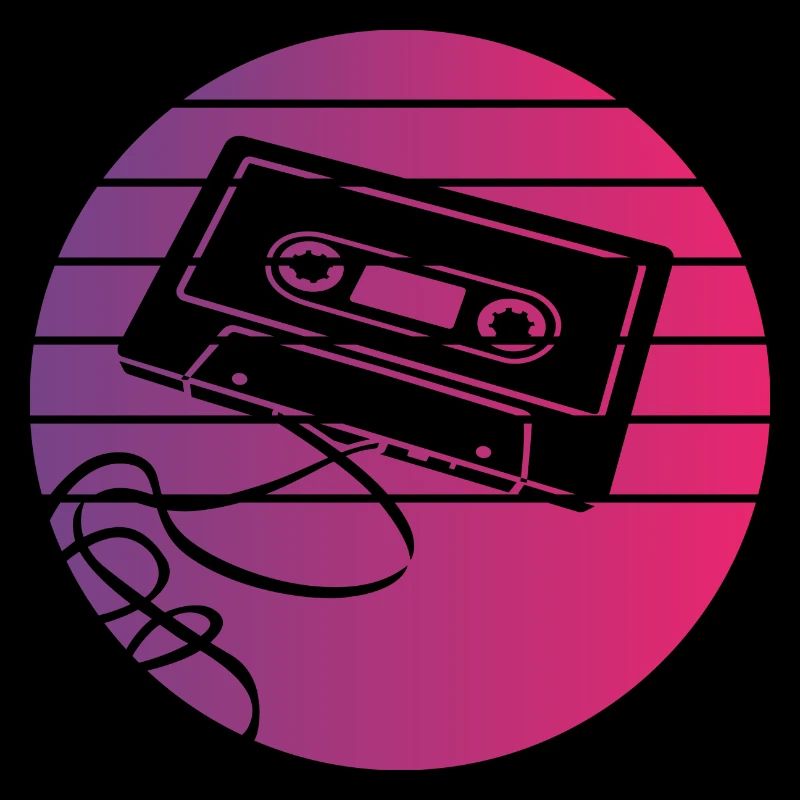 Kassette Retro Style Vintage