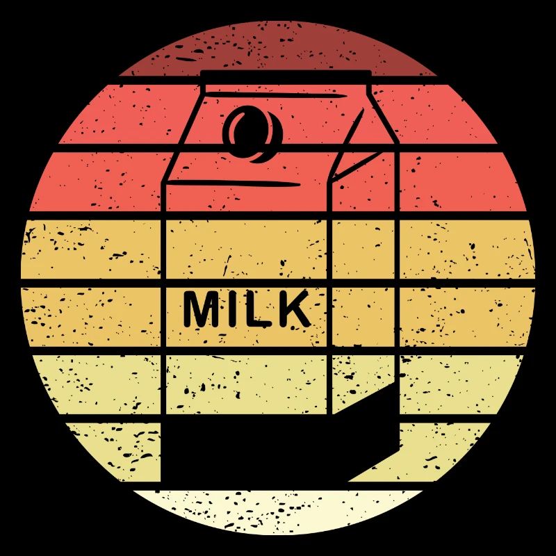 Milchkarton Retro Style Vintage