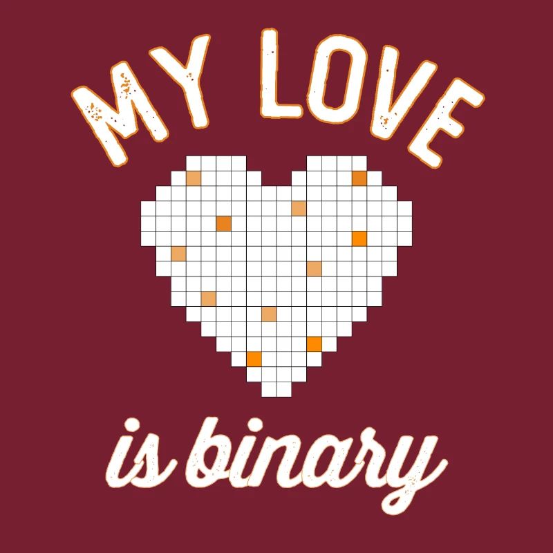 My Love Is Binary Valentinstag Geschenk Liebe