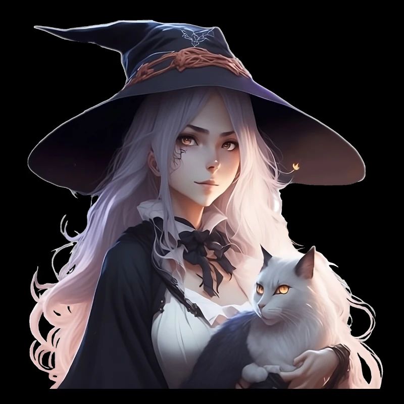 Sorcière de style anime