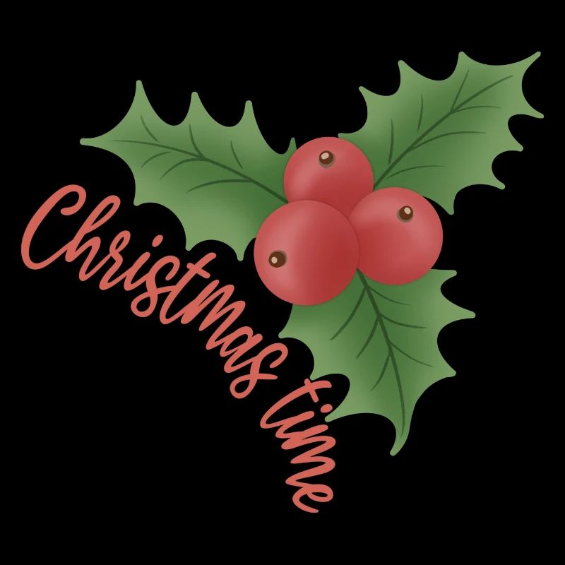 Christmas time - Mistletoe with red berries