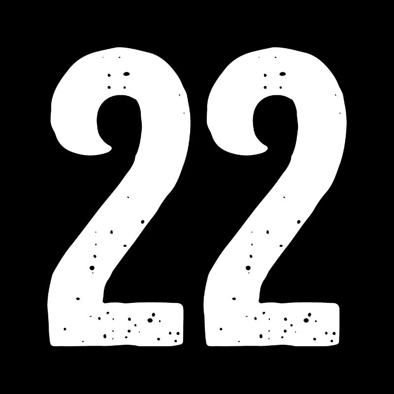 22 Numéros Blanc