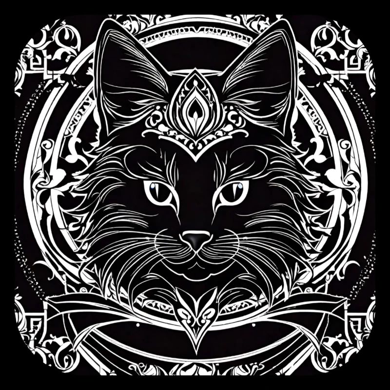 Cool gothic cat