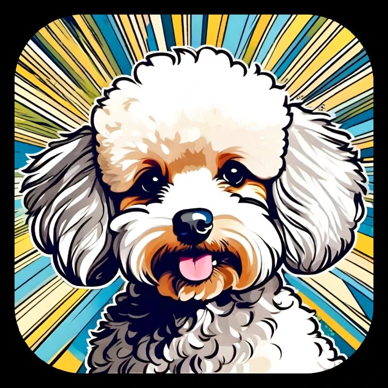 Caniche jouet mignon II