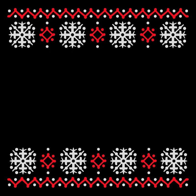 pull moche motif de Noël flocons de neige cool