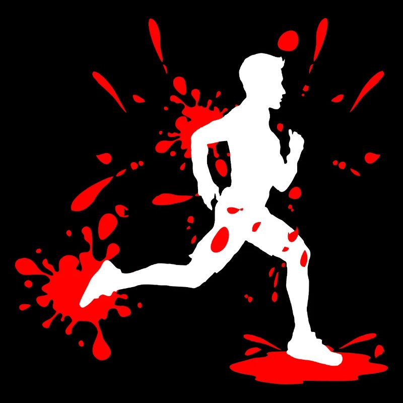 Homme de course dans la boue – Coureur d’éclaboussures