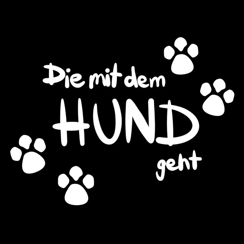 Die mit dem Hund geht