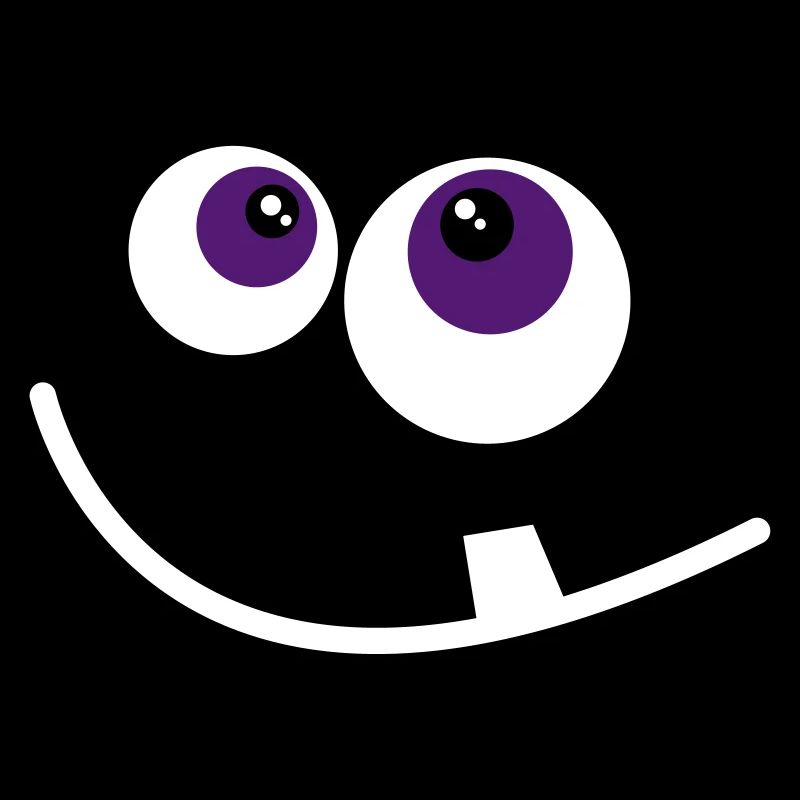 süßes Monster Gesicht