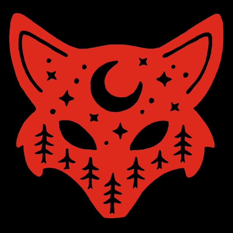 Rotfuchs-Totem der Natur