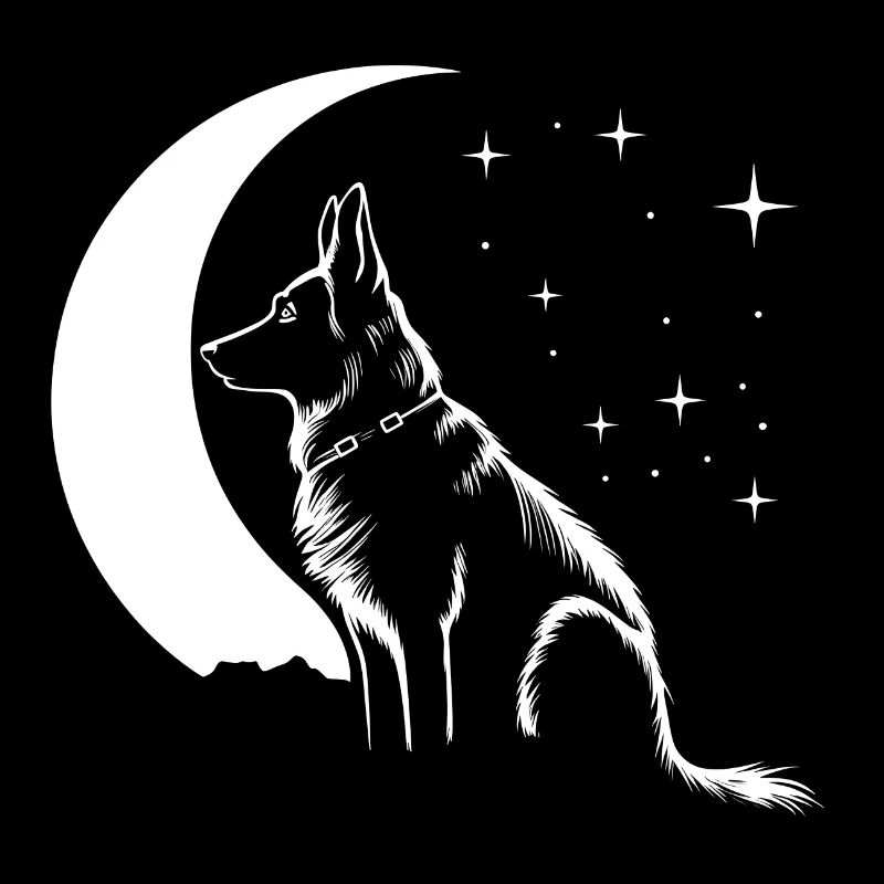 Schäferhund Mond Nr. 1