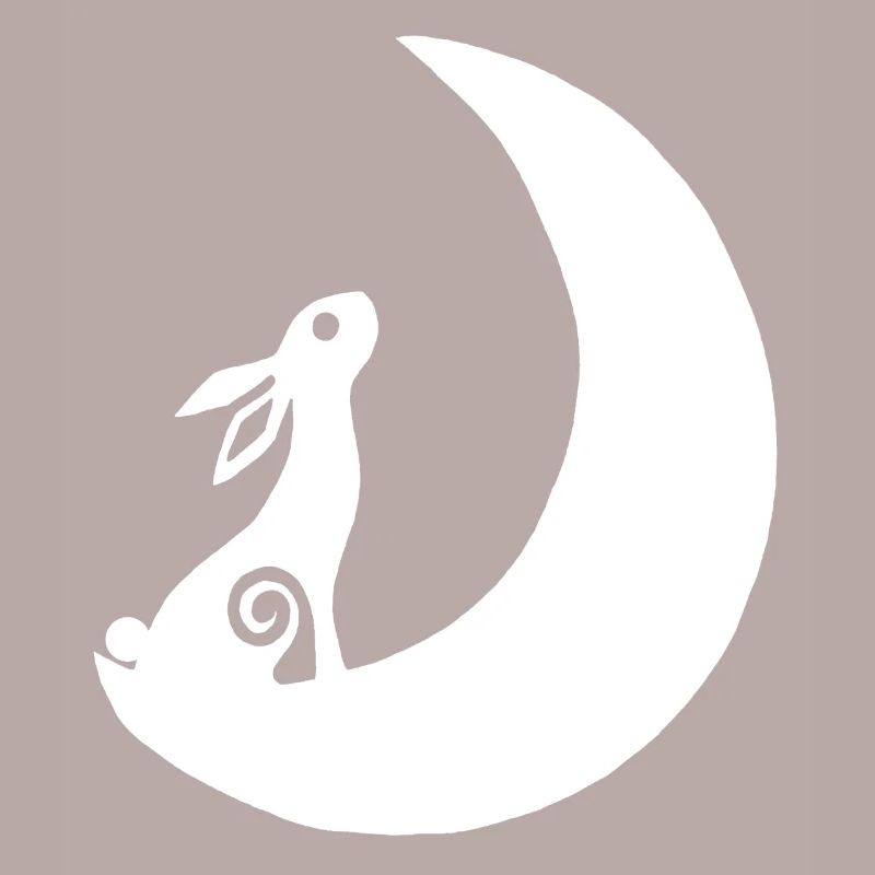A rabbit on the moon