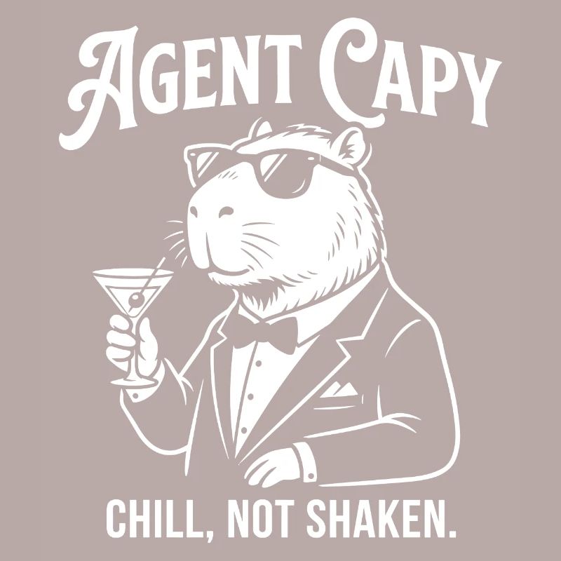 Agent Capybara - Un cobaye espion cool